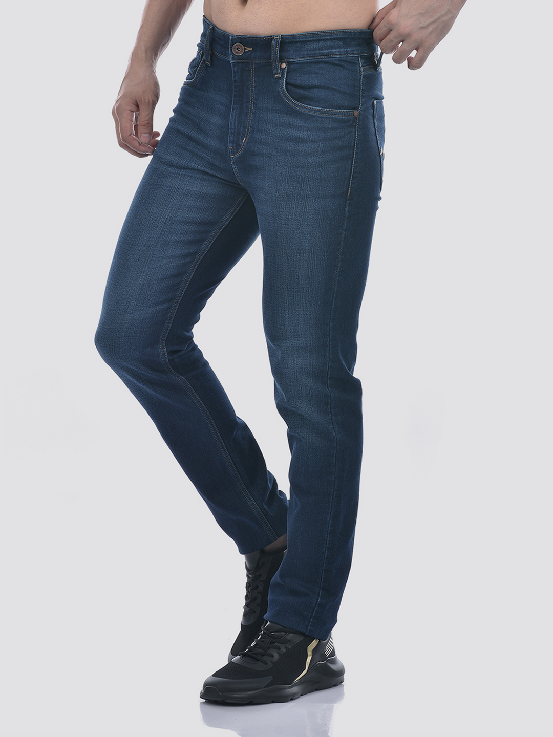 Numero Uno Men Blue Slim Fit Sustainable Jeans